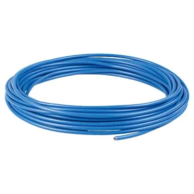 Image of as Schwabe Connection Cable 5 m H07V K 2.5 mm² Fine Stranded Copper Conductor with Plastic Insulation For Wiring Sockets and Lights Blue Made in EU I 30042