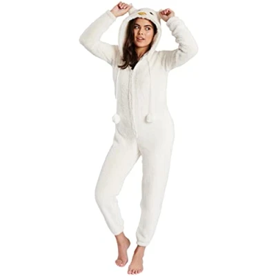 Image of Undercover Ladies Owl Snow Tip Onesie 791225 Cream L