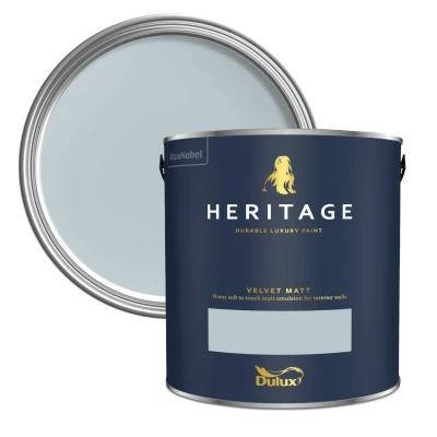 Image of Dulux Heritage Velvet Matt Paint, Country Sky 2.5L