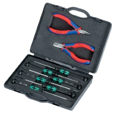 Image of KNIPEX Tools 8 Piece ESD Tool Set in Case with Foam (2018)