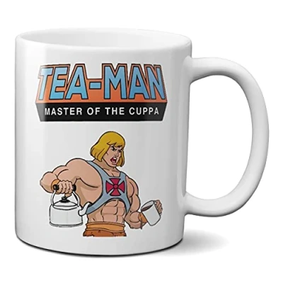 Image of Mugtime (TM) Tea Man He Funny Coffee Ceramic 330ml 11oz Mug Cup New Model