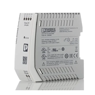 Image of Phoenix Contact UN Power Supply PS/1AC/24DC/60 W 2902992