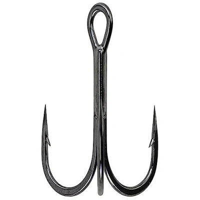 Image of Berkley FUSION19 Treble 1X Hooks, Size 1/0 Hook, Black Nickel,Per 6