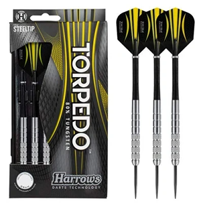 Image of Harrows Torpedo Tungsten Steeltip Dart Silver, 26g