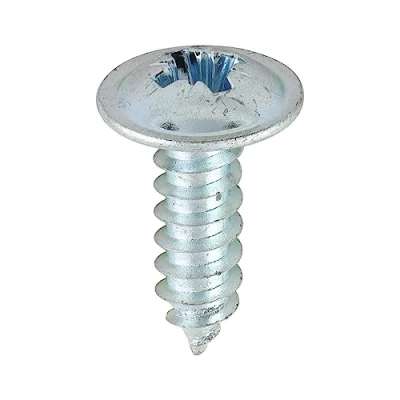 Image of Timco Metal Tapping Screws PZ Flange Self Zinc (Size 8 x 1/2 200 Pieces)