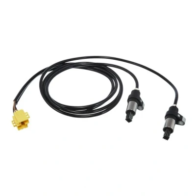 Image of 9128422, 9162612 ABS Sensor HELLA 6PU 010 039 371 Rear Axle Inductive 1160Ohm 1220, 1840mm 12V VOLVO: V70 I, 850 Estate