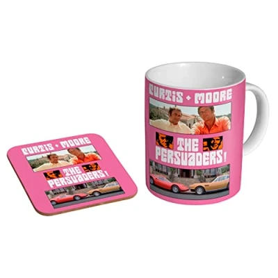 Image of The Persuaders! Classic Ceramic Coffee Mug + Coaster Gift Set