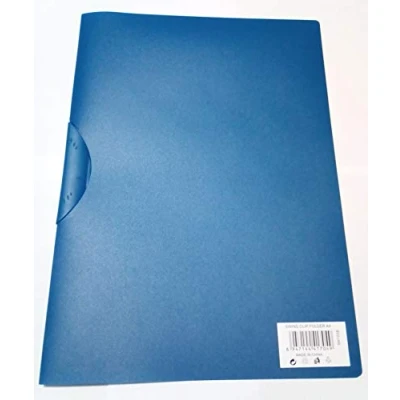 Image of 6 x A4 Swing Clip Folder Polypropylene Presentation Blue Colour Pieces