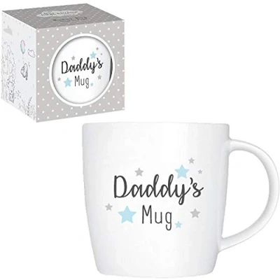 Image of Hugs &amp; Kisses Gift Boxed &#039;New Parent&#039; Bone China 12oz Daddy&#039;s Mug
