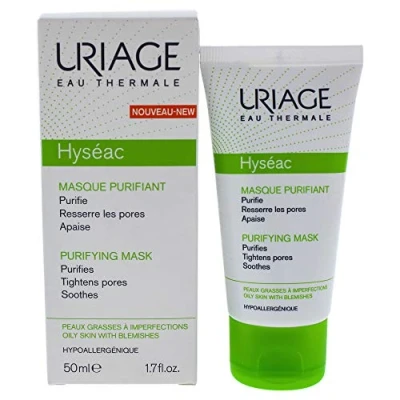 Image of Uriage Hyseac Purifying Mask for Oily Skin with Blemishes, 50 ml
