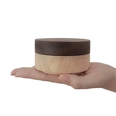 Image of Ashtray With Lid, VViN Wooden Ashtray, Windproof Odour Proof for Indoor or Outdoor Use, Stainless Steel Liner Home Office Garden Decoration Portable