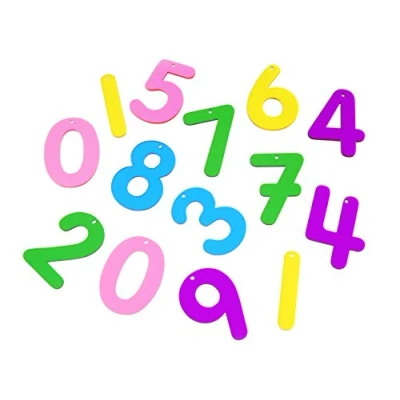 Image of TickiT 72421 Rainbow Number, 70 (Pack of 14)