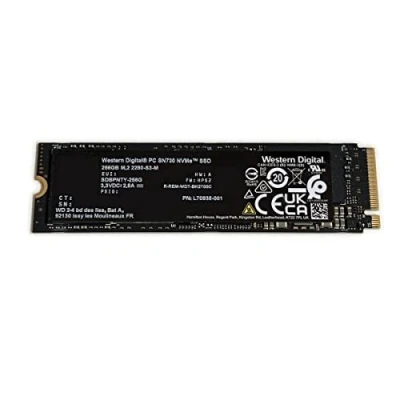 Image of Western Digital WD 256GB Gaming SSD PC SN730 Black L70938 001 M.2 2280 PCIe Gen3 x4 NVMe SDBPNTY 256G Solid State Drive for Dell HP Omen Victus Lenovo Laptop Desktop Ultrabook