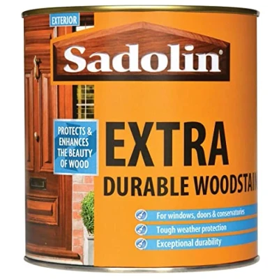 Image of Sadolin EXTRA WOODSTAIN (YELLOW TIN) 1lt Light Oak