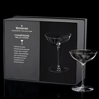 Image of Waterford Elegance 40001102 Belle Coupe Pair 180ml, Crystal