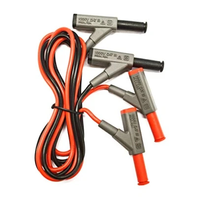 Image of PeakTech Insulated 4 mm connection cable with coupling CAT III 1000 V, 1 piece, P 7025
