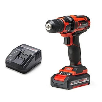 Image of Einhell Power X Change 35Nm Cordless Drill With Battery And Charger 18V, 2 in 1 Combi Screwdriver LED Light TC CD 18/35 Li Set
