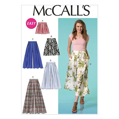 Image of Mccall&#039;s Patterns 7131, Misses Shorts and Pants, Chiffon, Size B5 (8 10 12 14 16)