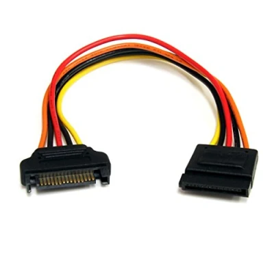 Image of StarTech.com 8in 15 pin SATA power Extension Cable 8 cord (SATAPOWEXT8)