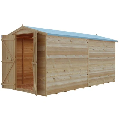 Image of Shire Dip Treated Overlap Sheds Double Door 10x 8 D/D