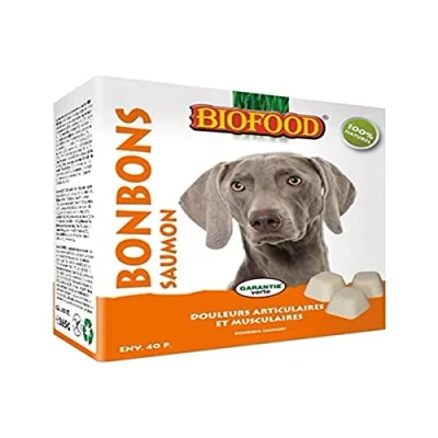 Image of Biofood Maxi Salmon and Sheep Fat Treats for Dogs/Cats, 40 Pieces