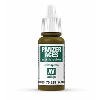 Image of Vallejo Panzer Aces 17 ml Acrylic Paint Japanese Tank Crew