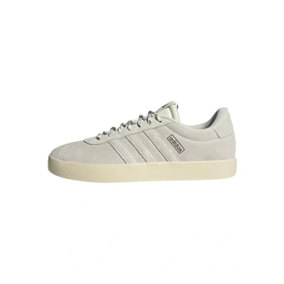 Image of adidas Men&#039;s VL Court 3.0 Shoes, White/Off White/Ivory, 4 UK