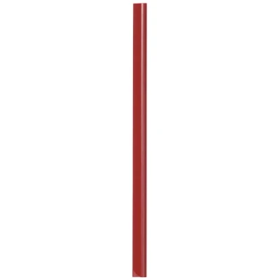 Image of Durable Spine Bar A4 3 mm Red Pack of 50 Pieces Ideal for Binding UnPunched Documents In Seconds Holds Up To 30 Sheets