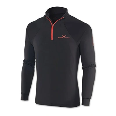 Image of Black Crevice Men&#039;s Ski Jacket Multi Coloured black/red Size:XL