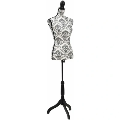 Image of vidaXL Ladies bust black white