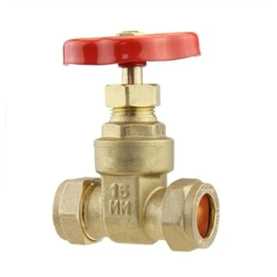 Image of 15mm Brass Gatevalve Wheel Head