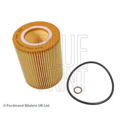 Image of 11421427908, 11427509430, 11427512300, 11427512301 Oil Filter BLUE PRINT ADB112111 with seal ring gaskets Insert BMW: 3 Convertible