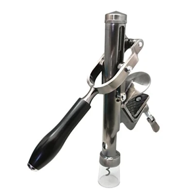Image of Vin Bouquet FID 236 table mounted corkscrew. Powerful &amp; easy corkcrrew. Mountable on or bar.