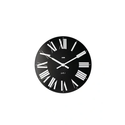 Image of Alessi Firenze Wall Clock, Black