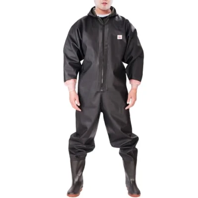 Image of Fishing Waders With Rain Hat Gloves,Crosswater Boots Wellies,Wading Pants,Waterproof,Breathable,Unisex,Full Body,for Men Women,for Fly Coarse Sea Fishing,Farming,Hunting