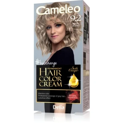 Image of Delia Cameleo Permanent Hair Colour Cream With Omega Plus (9.2 Pearl Blonde)