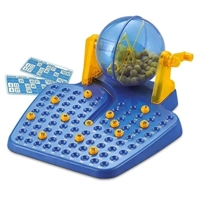 Image of ADEPTNA Bingo Classic Family Game A of Chance 48 Cards 90 Numbered Balls Kids Entertainment Education Toy for Parties Christmas