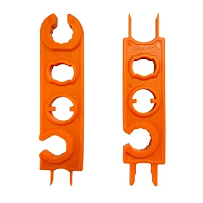 Image of DEWIN Solar Panel Connector Wrench, 2 Pcs PV Wrench Quick Tighten Male/Female Plug Disconnect Tool Spanner for Systems Cables Wire and Connectors