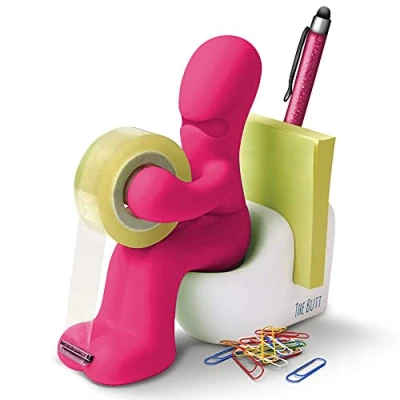 Image of The Butt Tape Dispenser Novelty Fun Gift for Secret Santa or Stocking Filler Office Accessory Men and Women