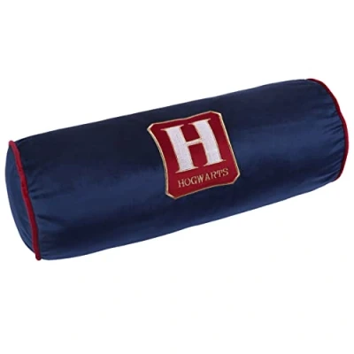 Image of sarcia.eu Hogwarts Harry Potter 18x45 cm Navy Red Roller Pillow Cushion