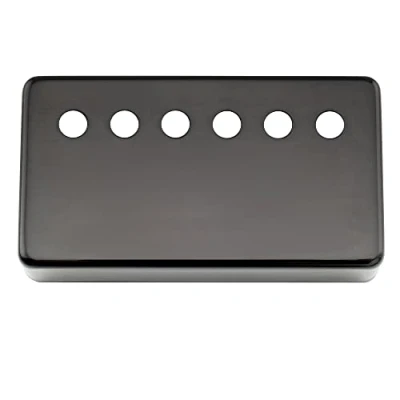 Image of Musiclily Pro 49.2mm Nickel Silver Alloy Humbucker Pickup Cover for American made Electric Guitar, Black