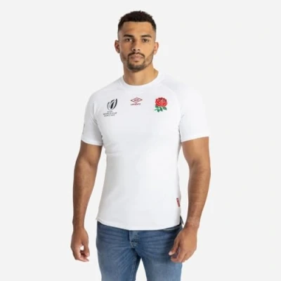 Image of England RWC 2023 Home Replica Rugby Shirt, XXXXL 53 55&quot; Chest