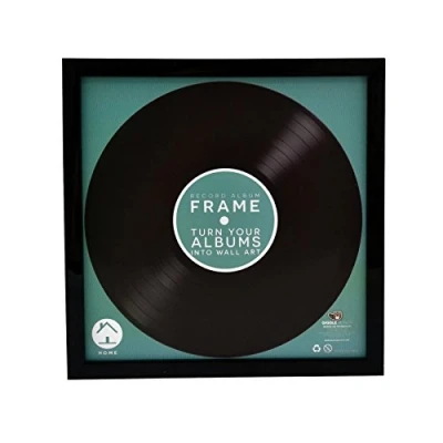 Image of 7&quot; Black Record Album Frame
