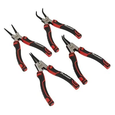 Image of Sealey Premier Circlip Pliers Set 180mm 4pc