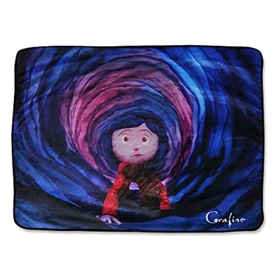 Image of Coraline Fleece Throw Blanket 45 x 60 Inches