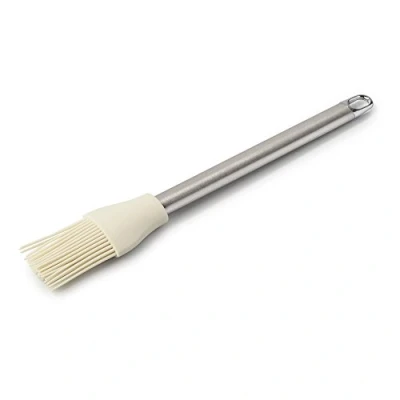 Image of Zeal Pastry Basting Brush with Stainless Steel Handle, Silicone, Cream, 26 x 4 1.5 cm