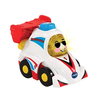 Image of Vtech Tut Baby Speedster Racing Car Toy with Music, Light Up Button, Exciting Phrases and Sounds For Children Aged 1 5 Years
