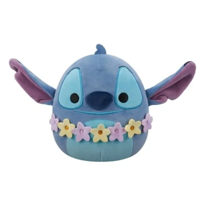Image of Squishmallows Original Disney 10 Inch Stitch Wearing Lei Official Plush
