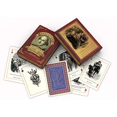 Image of Cultzilla Shakespeare Illustrated Playing Cards gifts