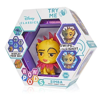 Image of WOW! PODS Simba Lion King Official Disney Classic Light Up Bobble Head Collectable Figure